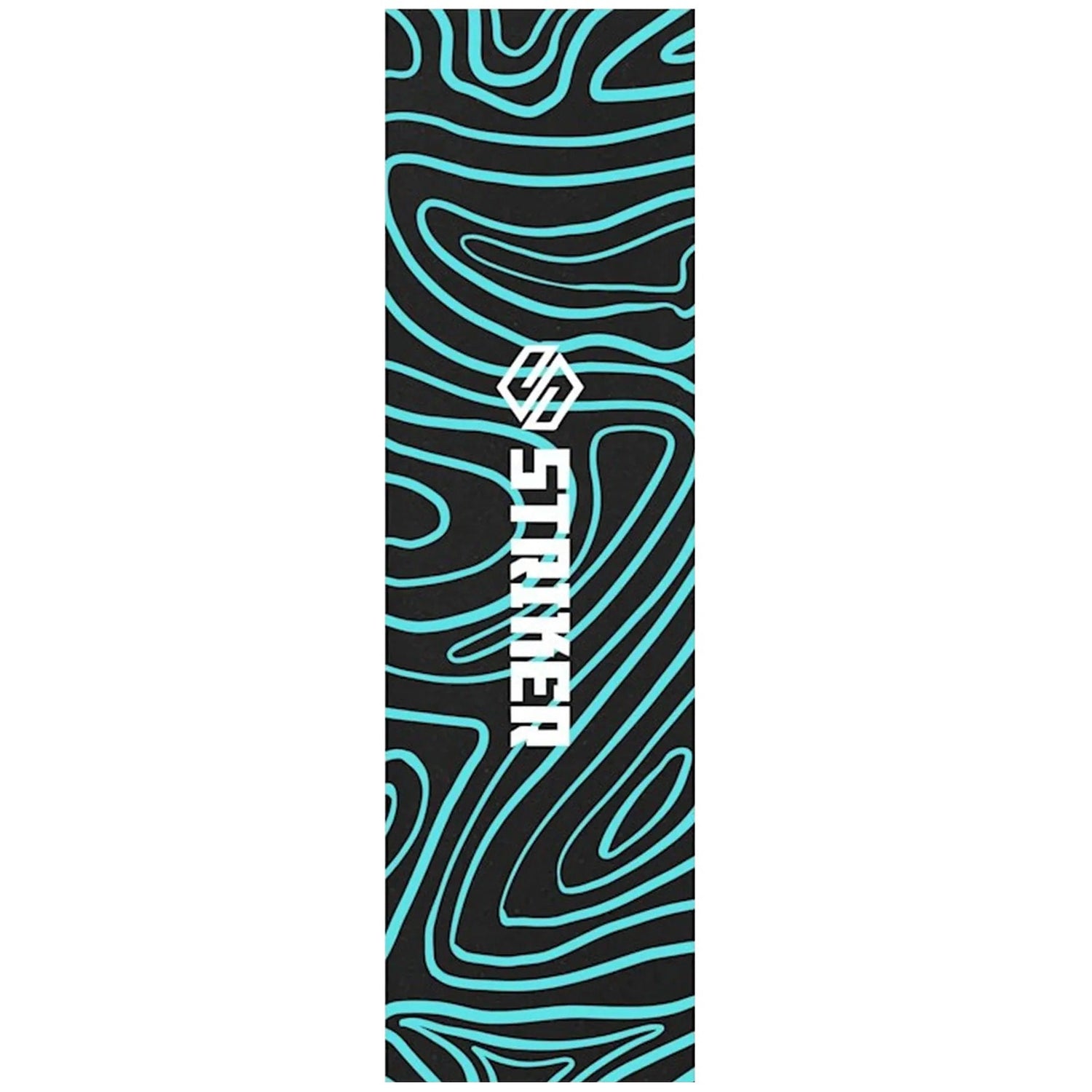 Striker Topo Swirl Scooter Grip Tape - Teal 22" x 6.5"