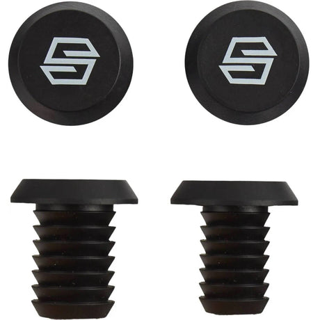 Striker Logo Scooter Grips - Black/Gold