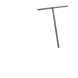 Striker Titanium T V2 HIC/SCS Scooter Bars - Raw 600mm