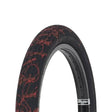 Subrosa Sawtooth BMX Tyre - Black/Blood Splatter - 2.35''