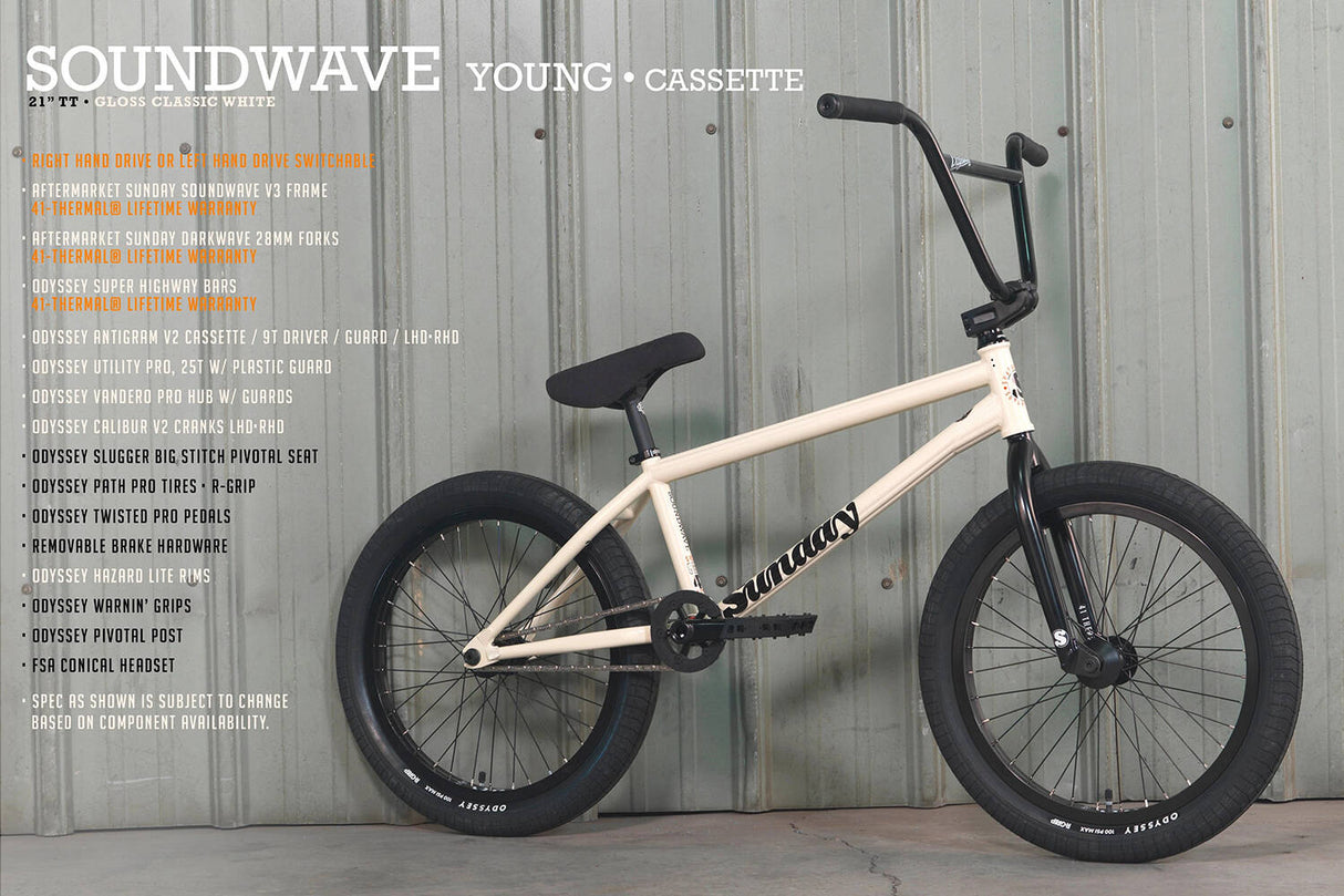 Sunday 2022 Soundwave Cassette Complete BMX - Gary Young Signature
