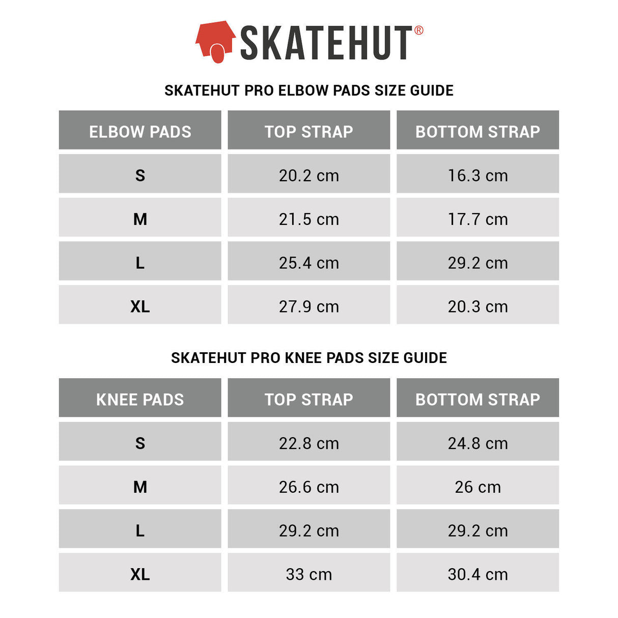 SkateHut Pro Pad Set - Black