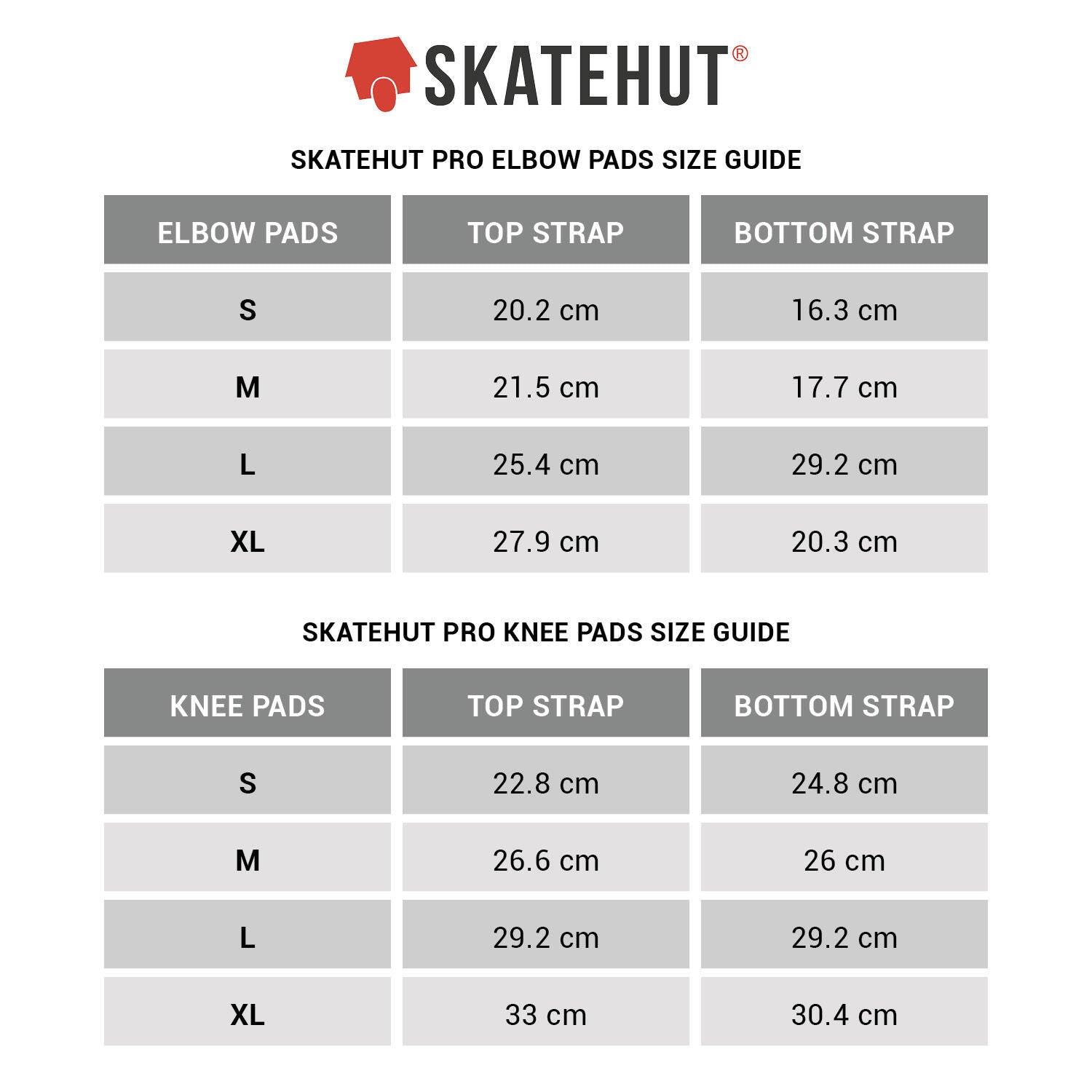 SkateHut Pro Pad Set - Black
