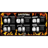 Spitfire Formula Four Conical Full 99D Skateboard Wheels - Blue 52mm (Pack of 4)