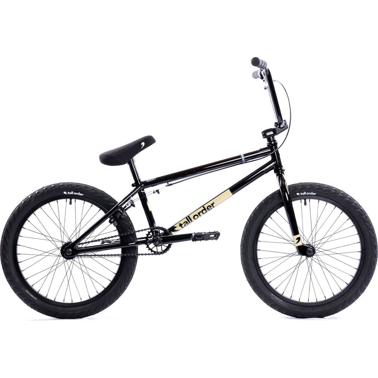 Tall Order 2022 Flair 20.6" 20" Complete BMX - Gloss Black