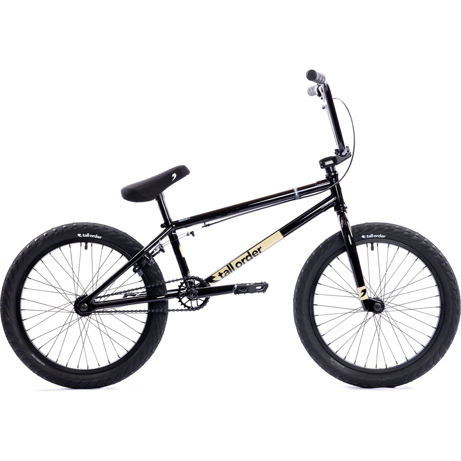 Tall Order 2022 Flair 20.6" 20" Complete BMX - Gloss Black