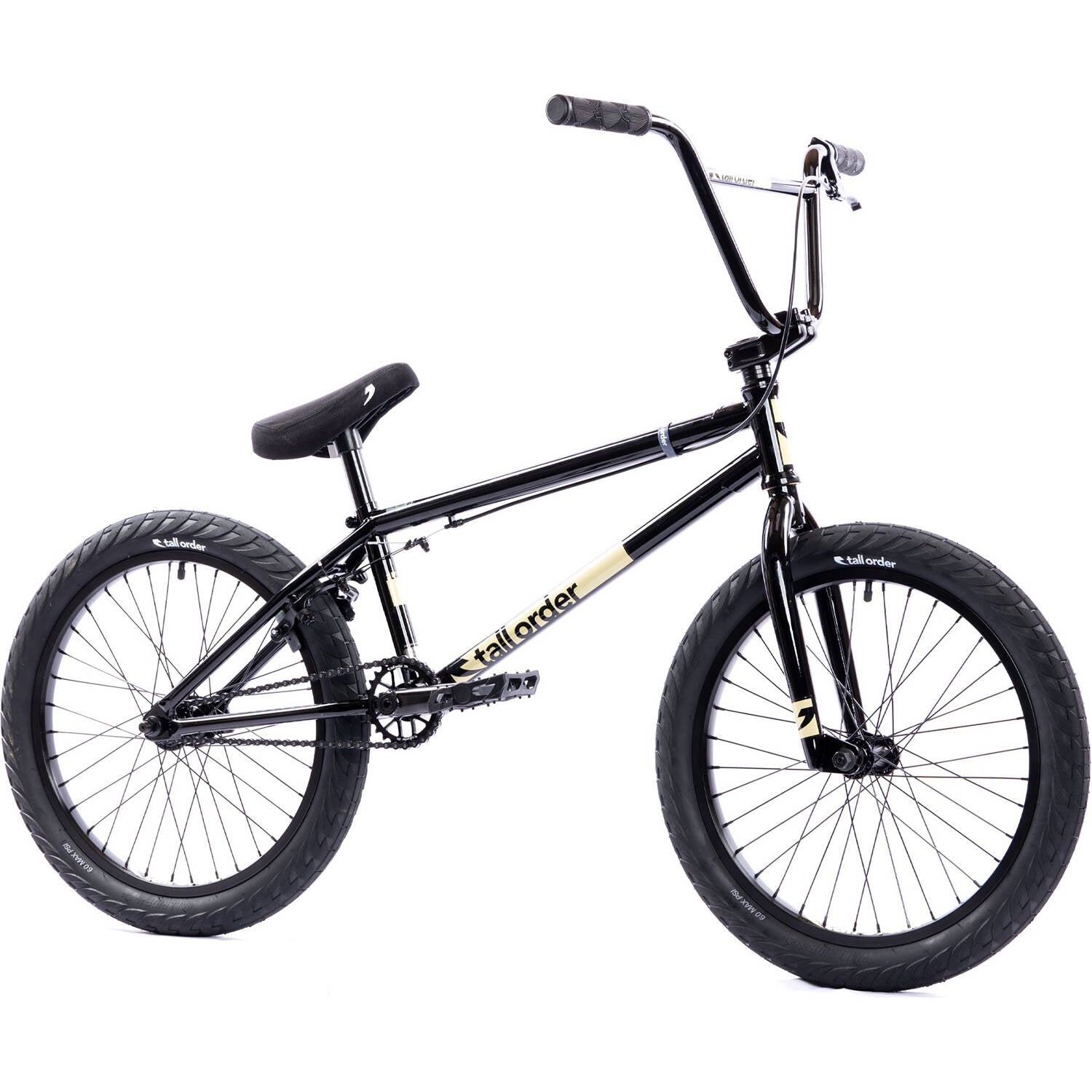 Tall Order 2022 Flair 20.6" 20" Complete BMX - Gloss Black