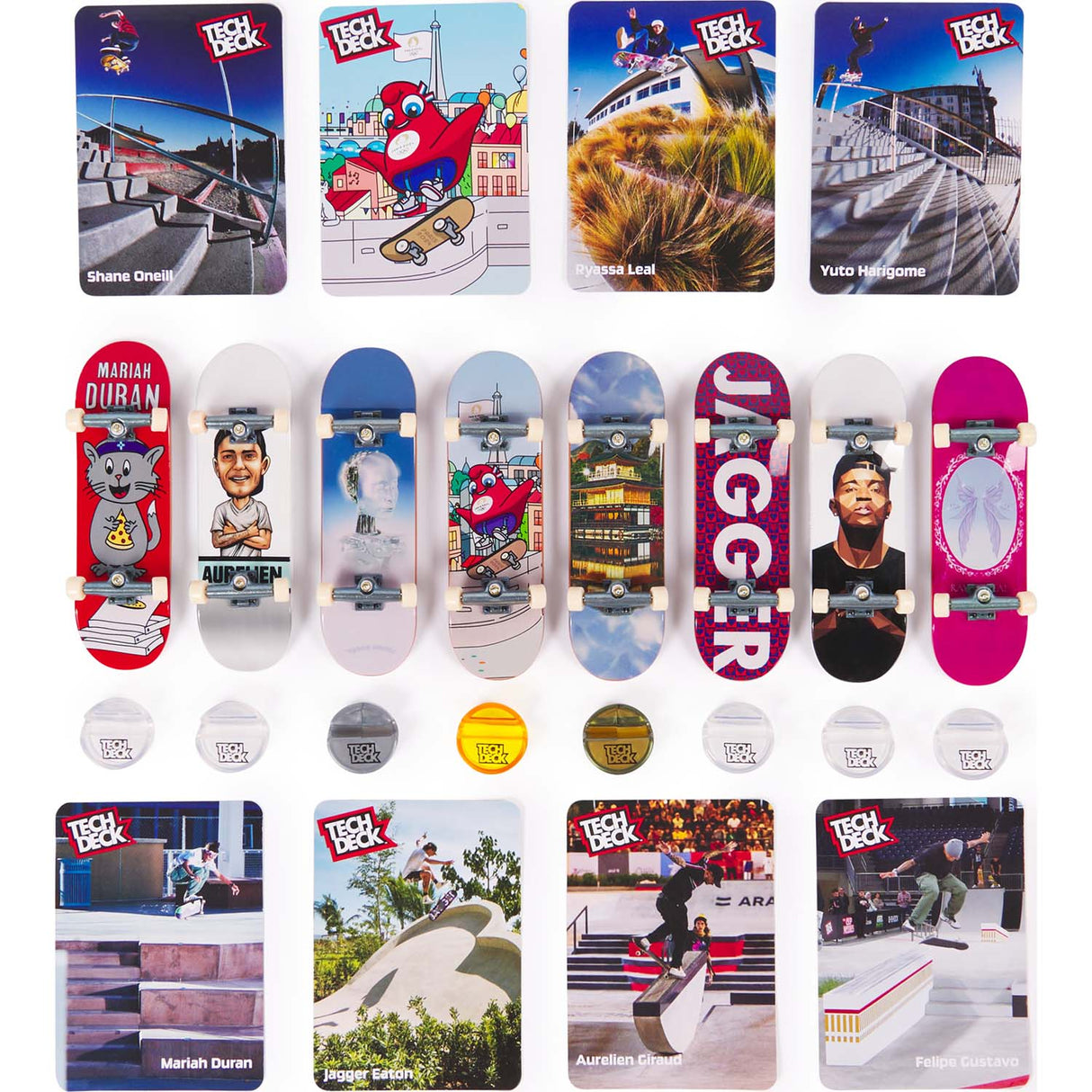 Tech Deck Olympic Competition Legends 8 Pack