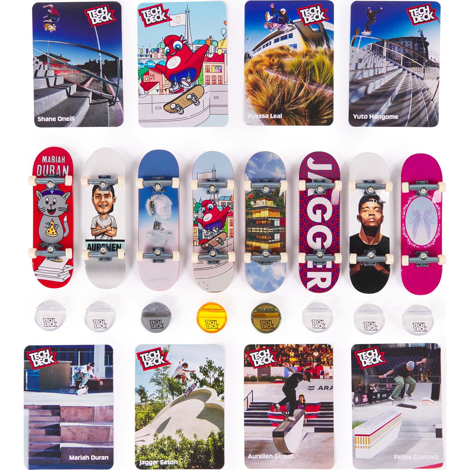 Tech Deck Olympic Competition Legends 8 Pack