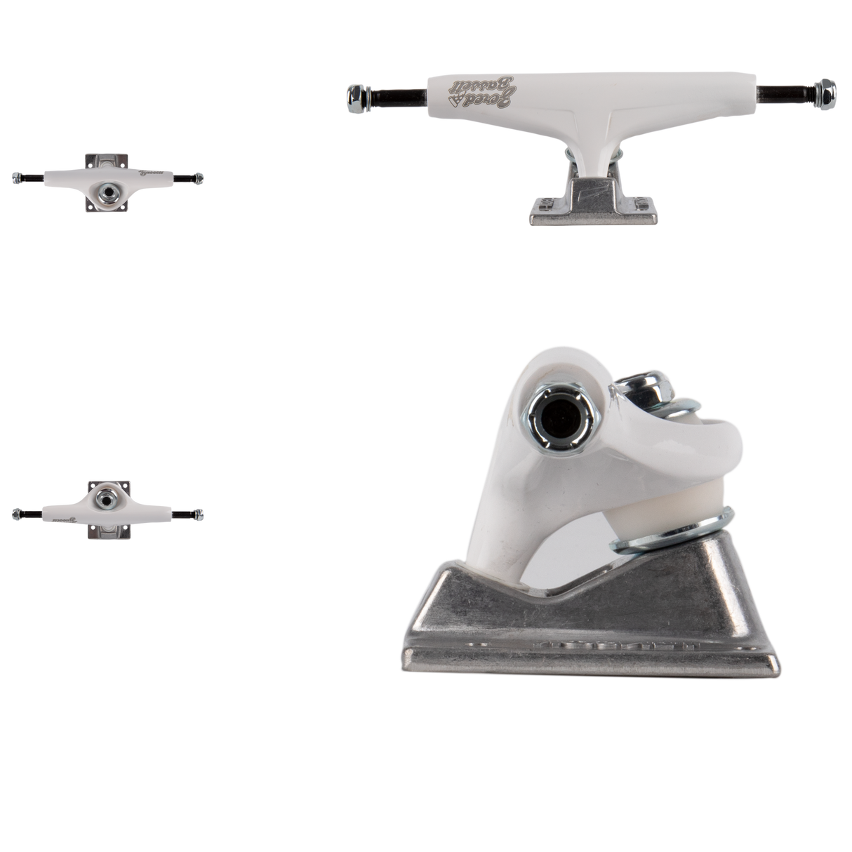 Tensor Alum Night Shift Skateboard Trucks - Zered White 5.5"