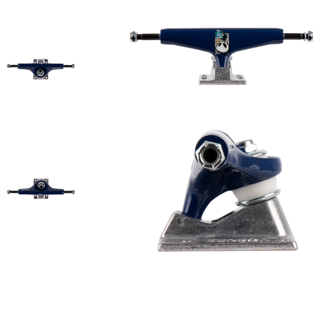Tensor Alum Reaper Box Skateboard Trucks - Rogers/Navy 5.5"