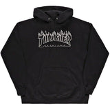 Thrasher Flame Hoodie - Black MED