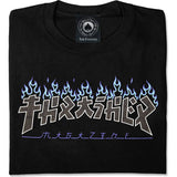Thrasher Godzilla Charred T Shirt - Black