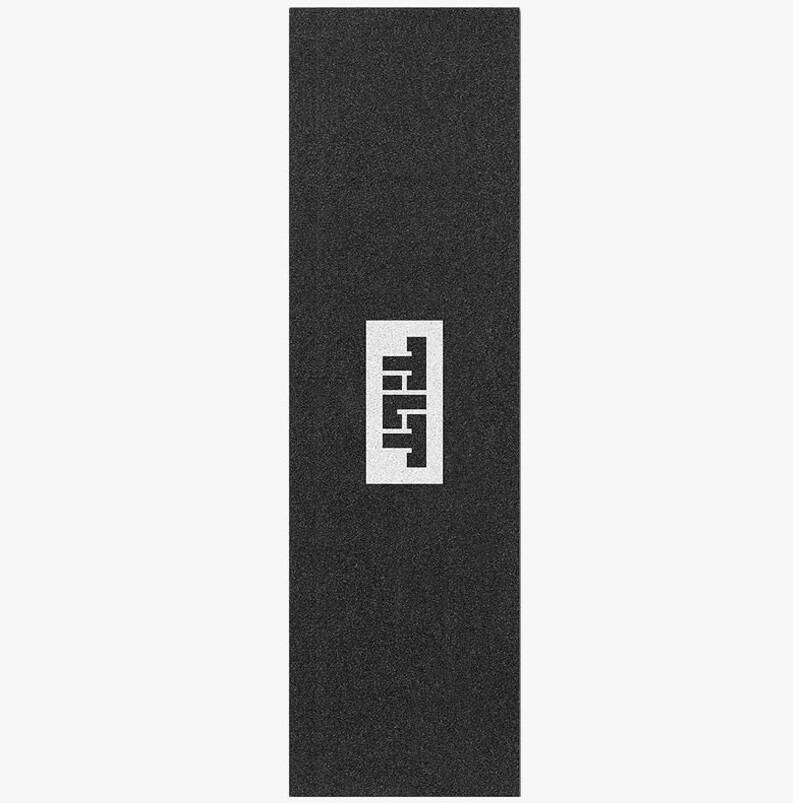 Tilt Block Logo Scooter Grip Tape - White (Fine) 24" x 7"