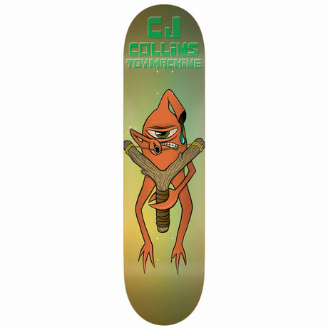 Toy Machine Sling Shot Skateboard Deck - CJ Collins 8''