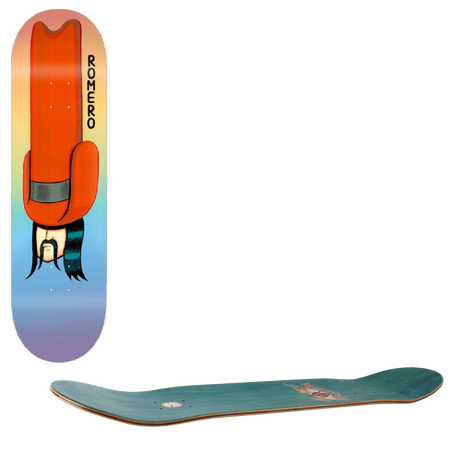 Toy Machine Tall Hat Skateboard Deck - Romero 8''