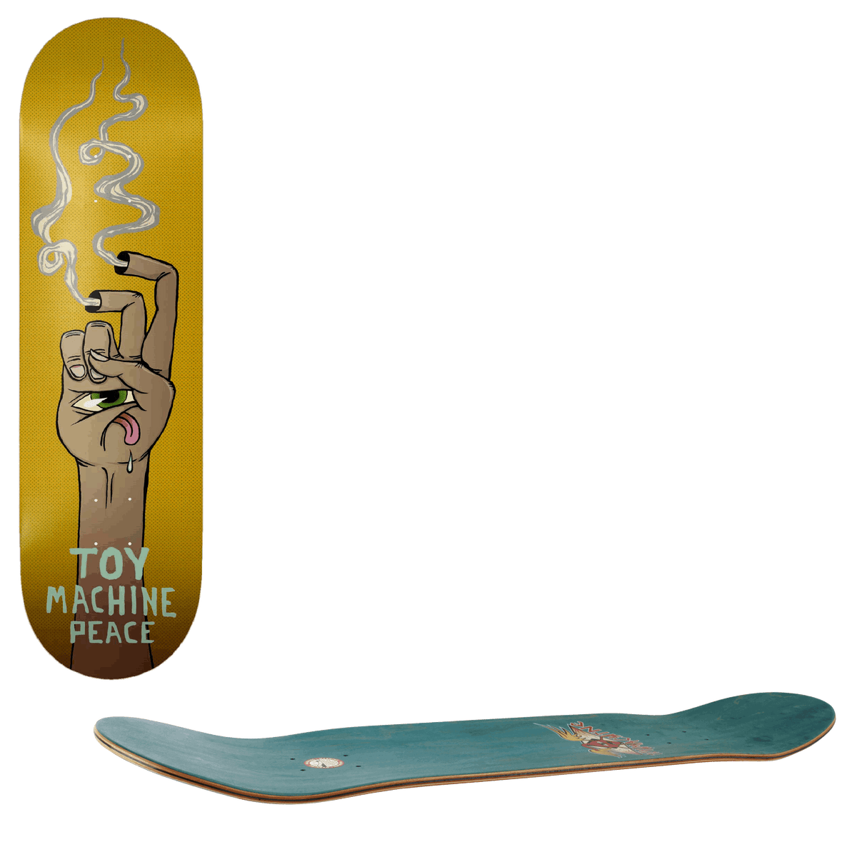 Toy Machine Peace Skateboard Deck 8.25"