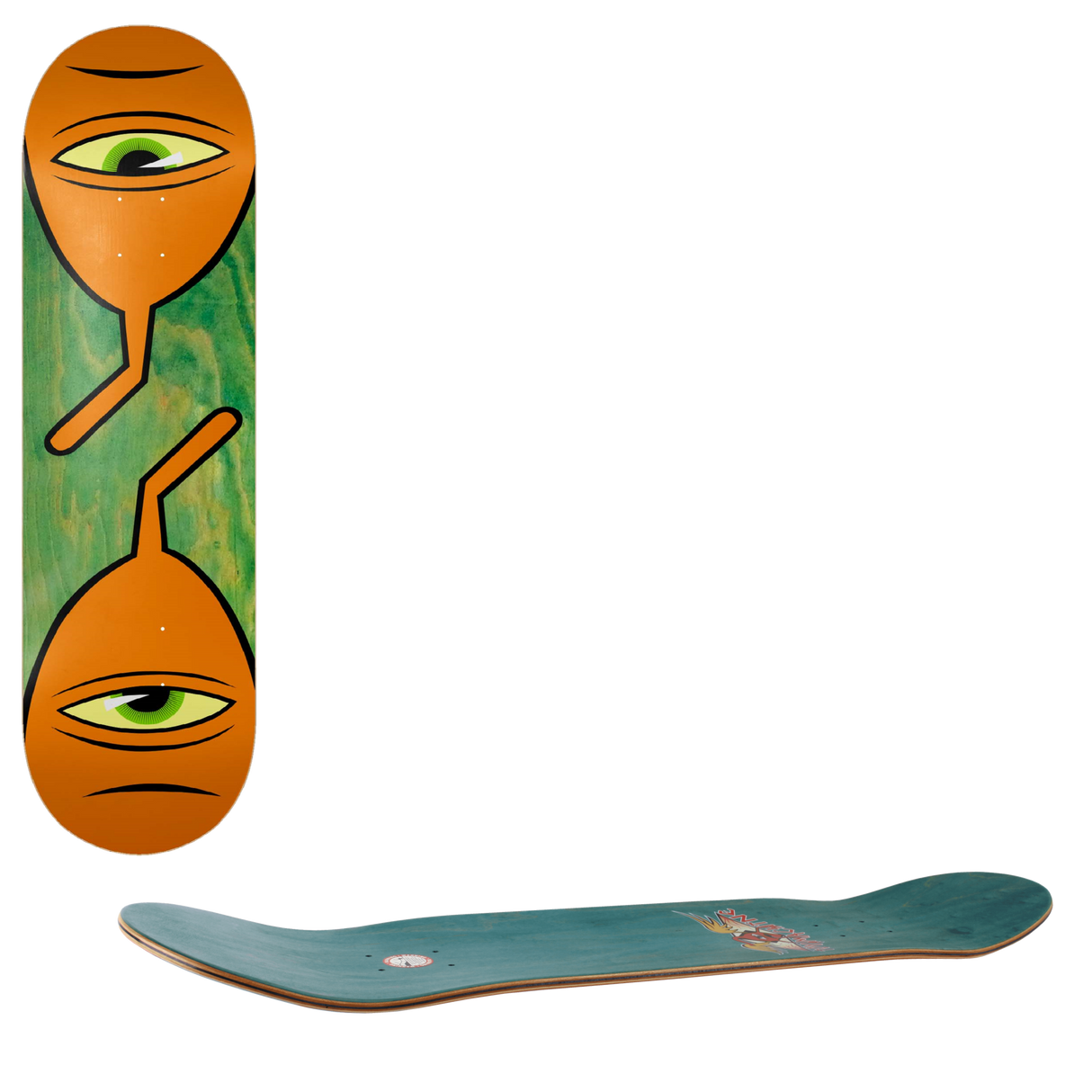 Toy Machine Sect Symmetrical Skateboard Deck - Orange 8.25"