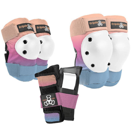 Triple 8 Saver Series 3-Pack Pad Set - Sunset LRG