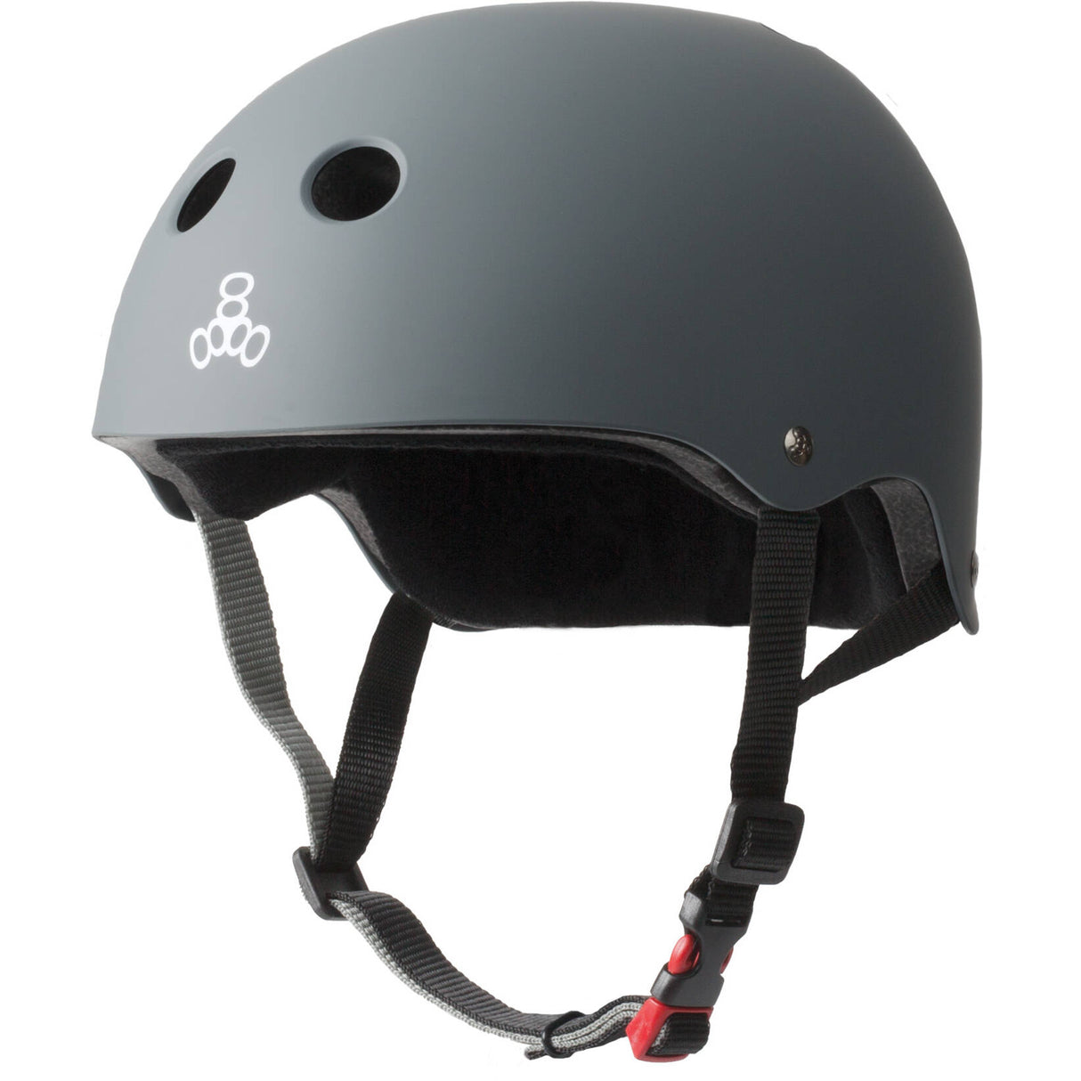 Triple 8 The Certified Sweatsaver Helmet - Carbon Rubber LRG/XL