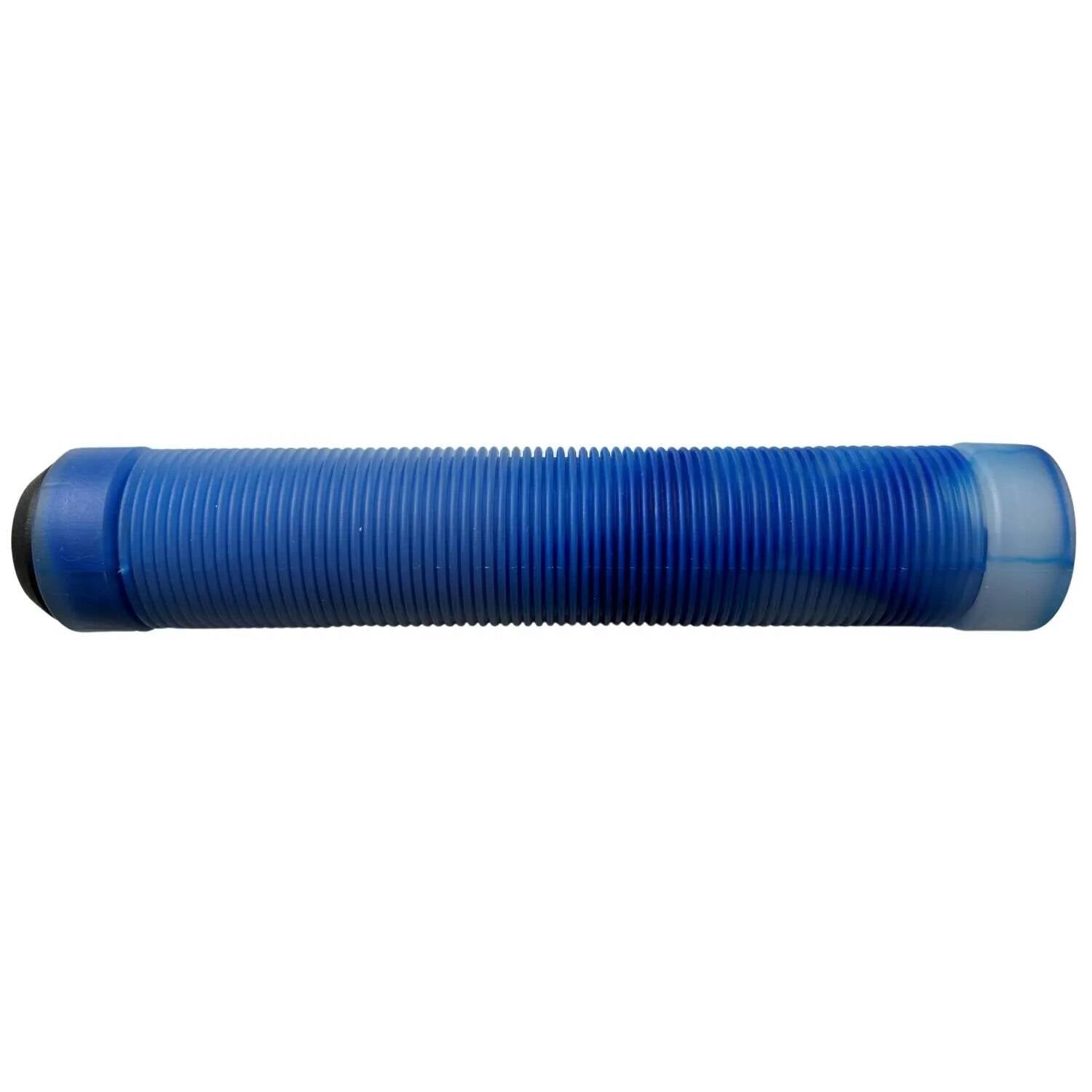 Trynyty Swirl 160mm Scooter Grips - Blue/Transparent