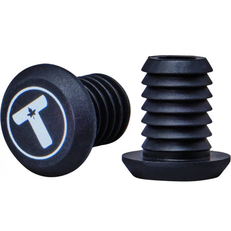 Trynyty Swirl 160mm Scooter Grips - Blue/Transparent