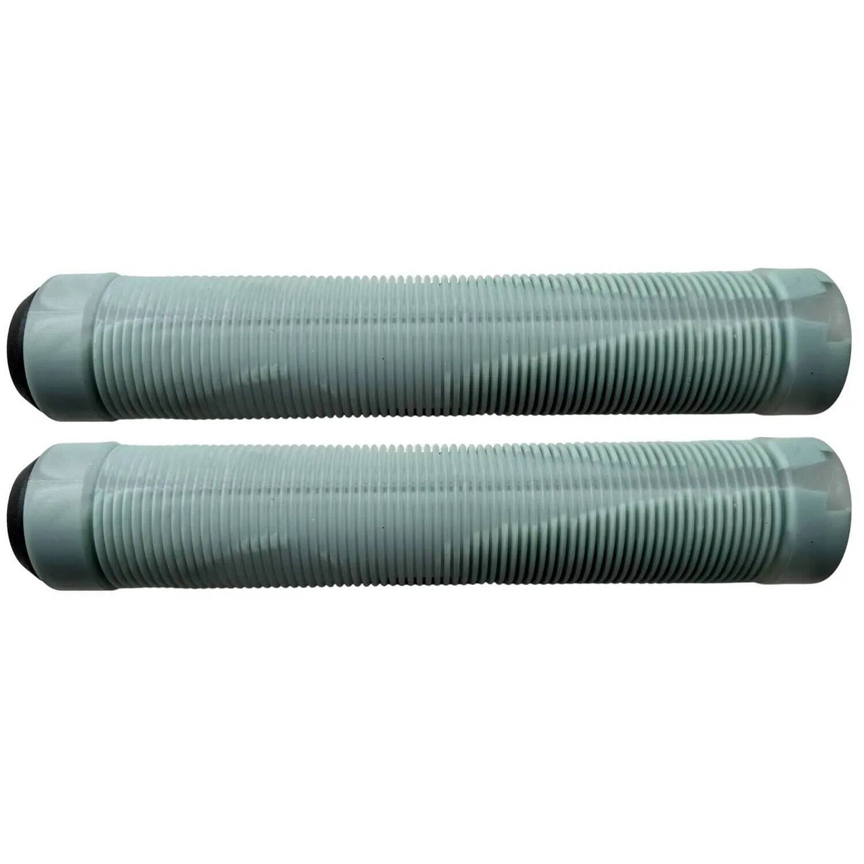 Trynyty Swirl 160mm Scooter Grips - Grey/Transparent