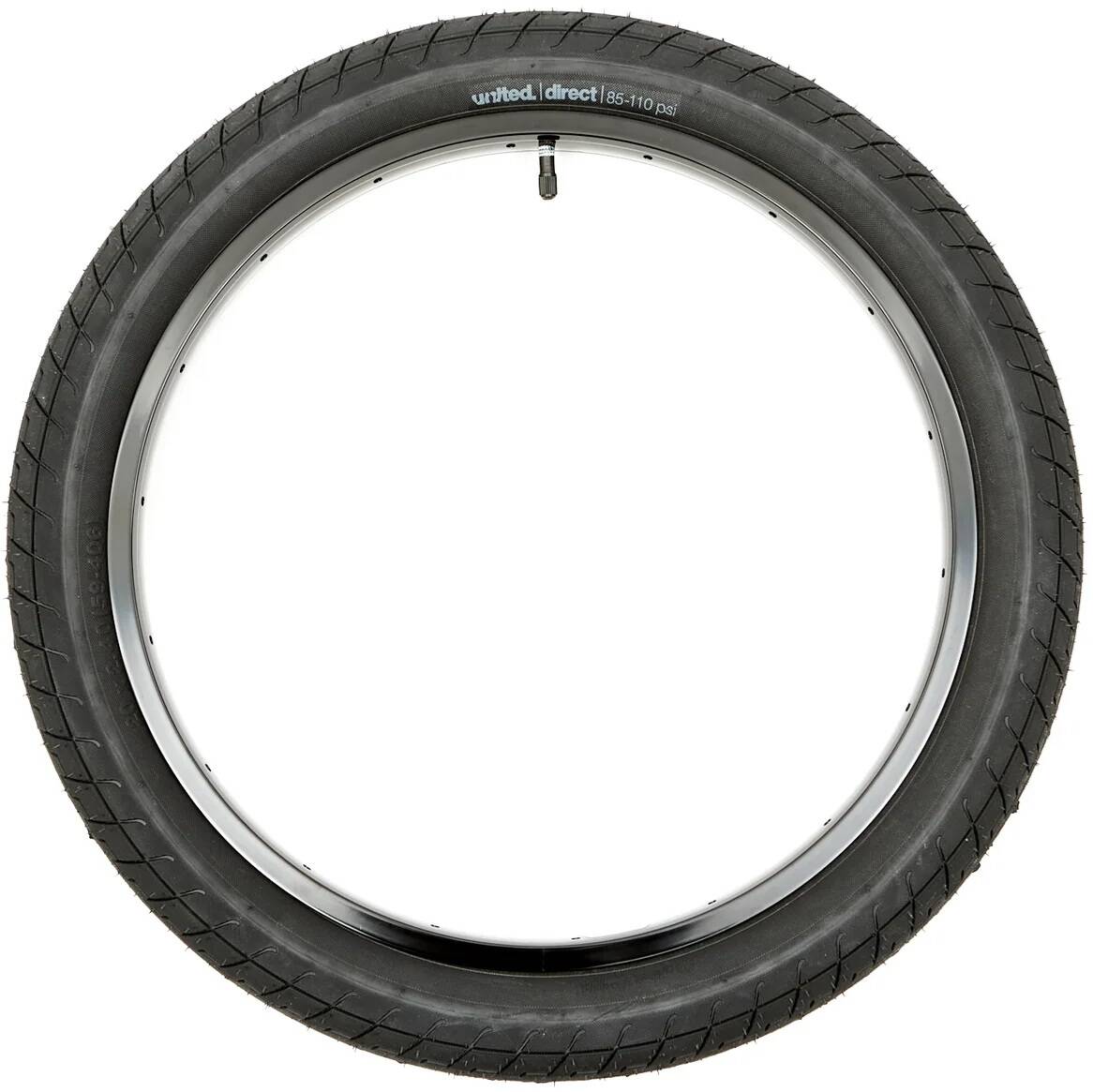 United Direct 20" x 2.40" BMX Tyre - Black Wall