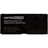 United Skates ABEC 7 Bearings (Pack of 8)