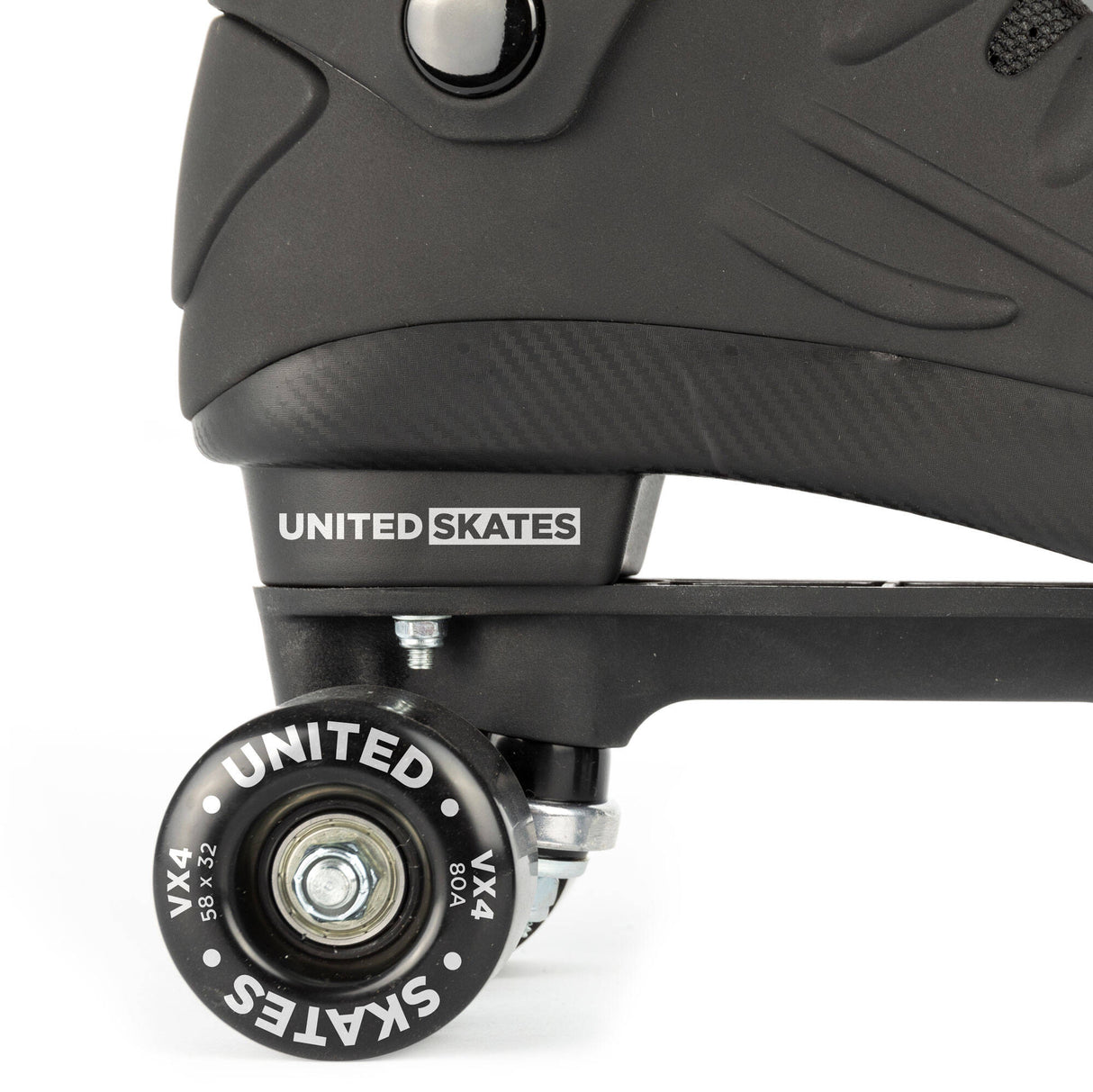 United Skates VX4 Quad Roller Skates - Black