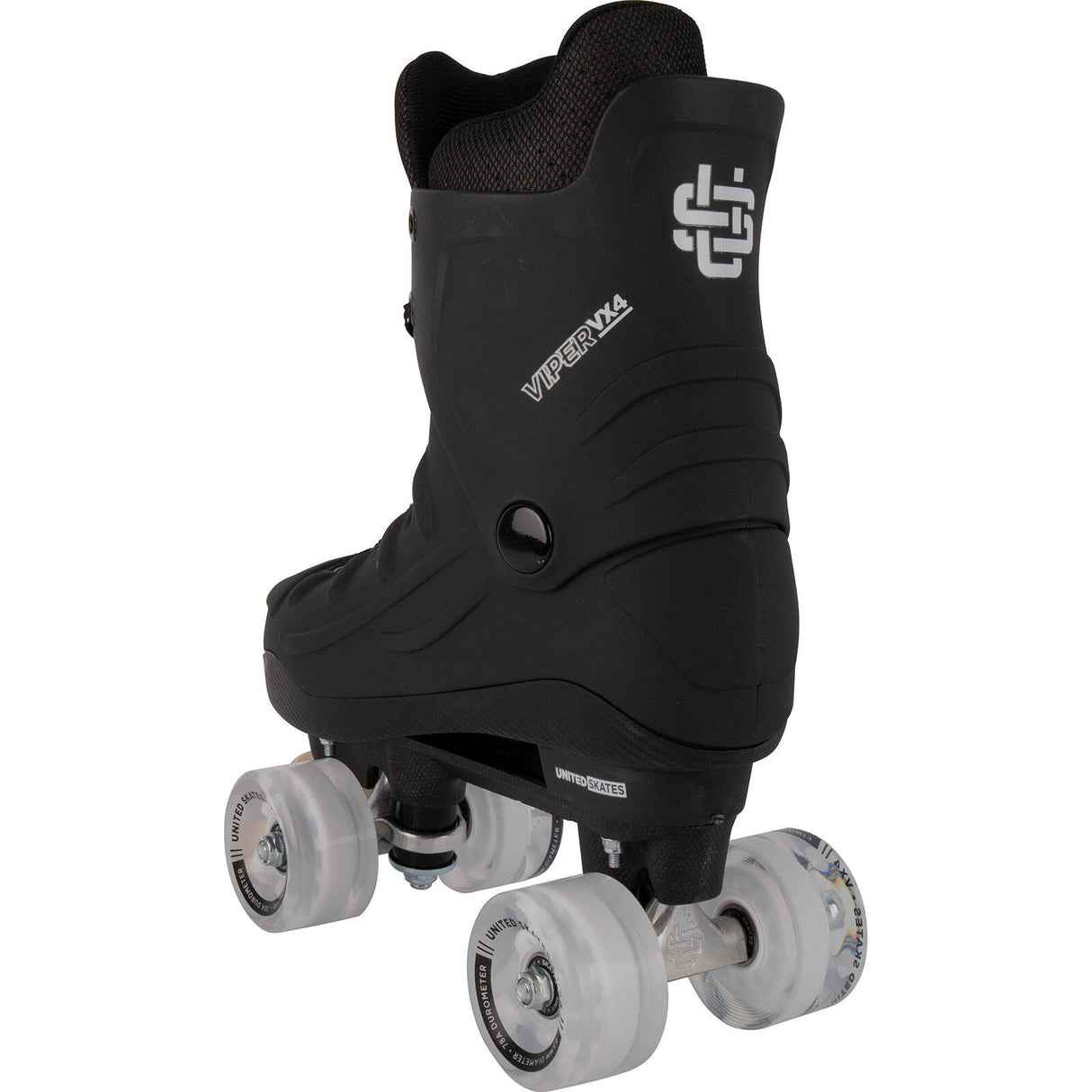 United Skates VX4 Elite Quad Roller Skates - Translucent