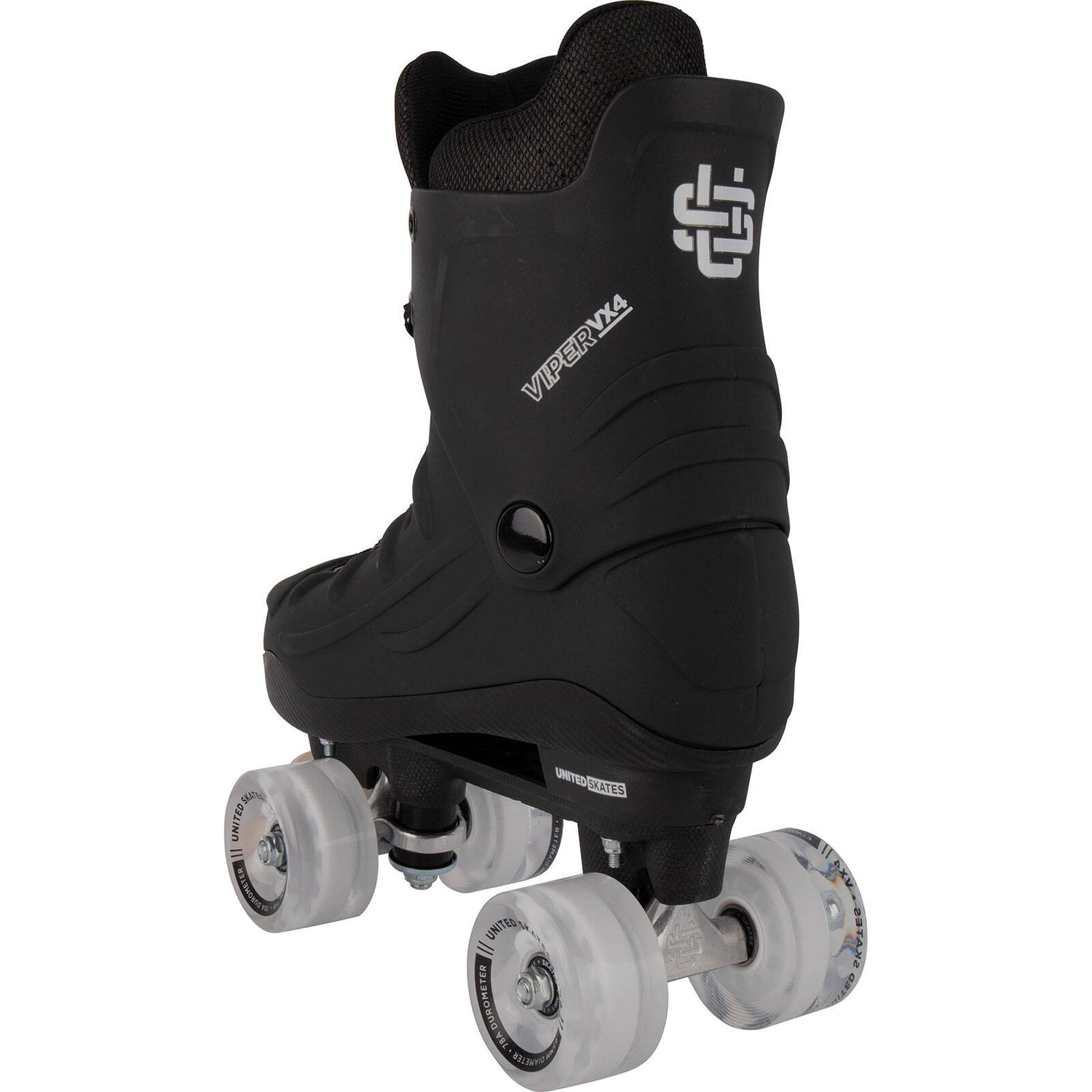 United Skates VX4 Elite Quad Roller Skates - Translucent