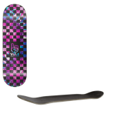 Vol.1 Dye Checker Skateboard Deck - Pink/Blue 7.75"