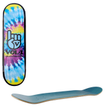 Vol.1 Dye Logo Skateboard Deck - Blue/Yellow 8''