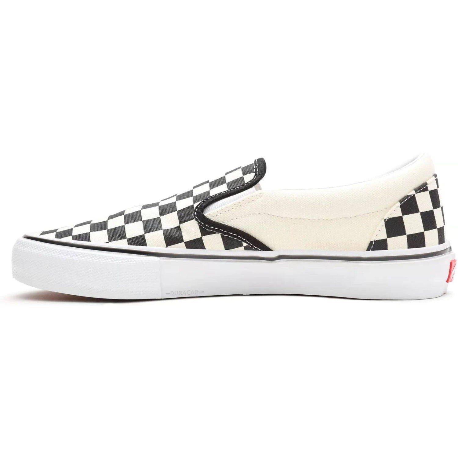 Vans Skate (Checkerboard) Slip-On Skate Shoes - Black/Off White