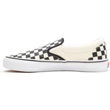 Vans Skate (Checkerboard) Slip-On Skate Shoes - Black/Off White