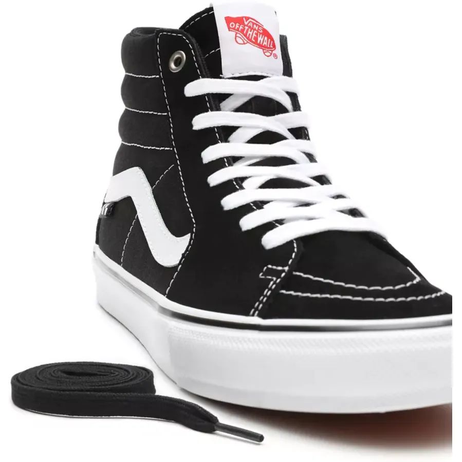 Vans Skate Sk8-Hi High-Top Skate Shoes - Black/White
