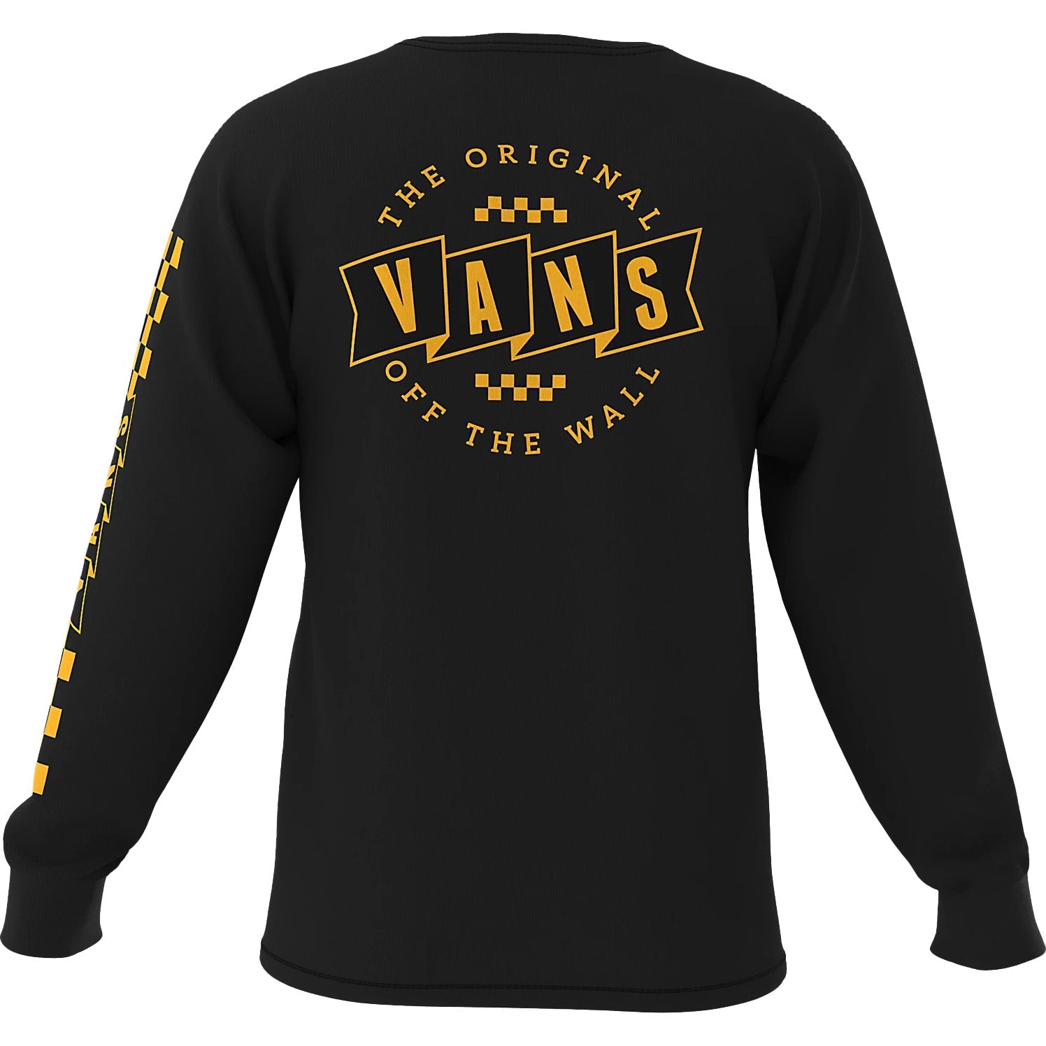 Vans Banner Logo L/S T Shirt - Black