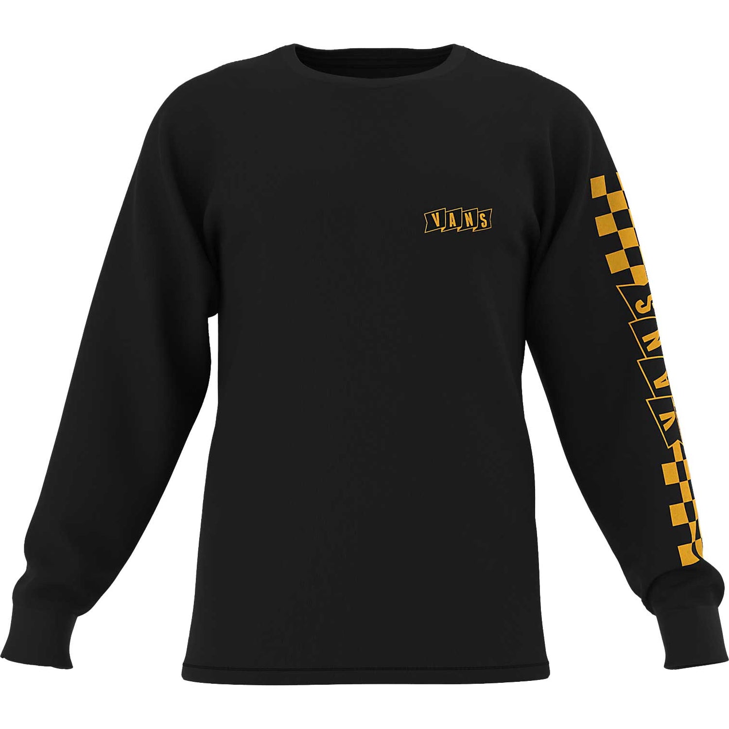 Vans Banner Logo L/S T Shirt - Black