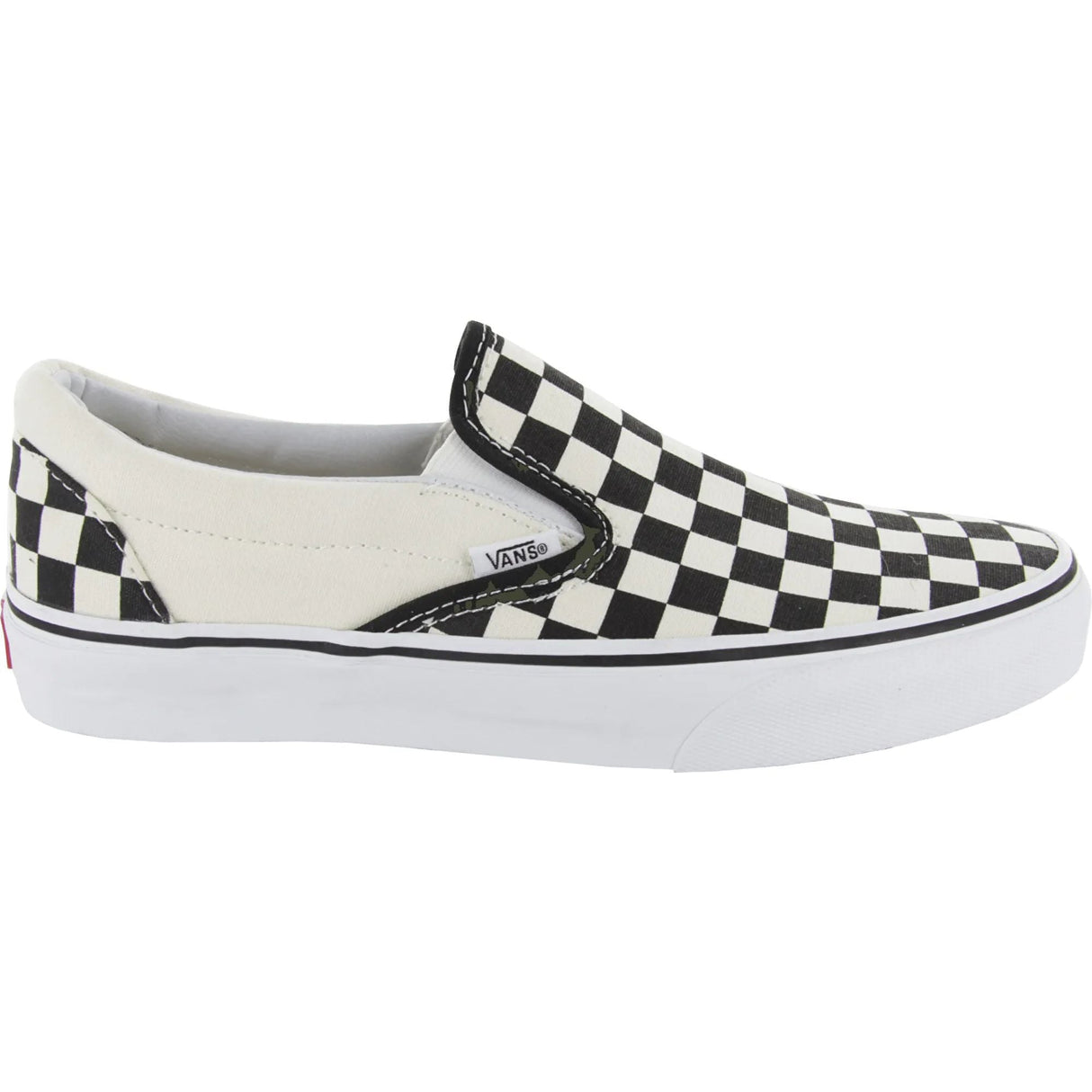 Vans Classic Slip-On Skate Shoes - Black/White Checkerboard