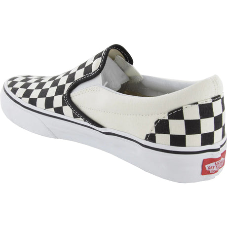 Vans Classic Slip-On Skate Shoes - Black/White Checkerboard