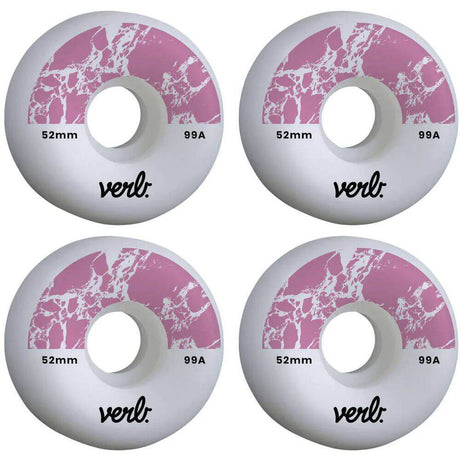 Verb Dip Skateboard Wheels 52mm - Marbel Pink