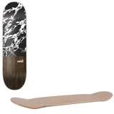 Verb Marble Dip Skateboard Deck - Black 8''