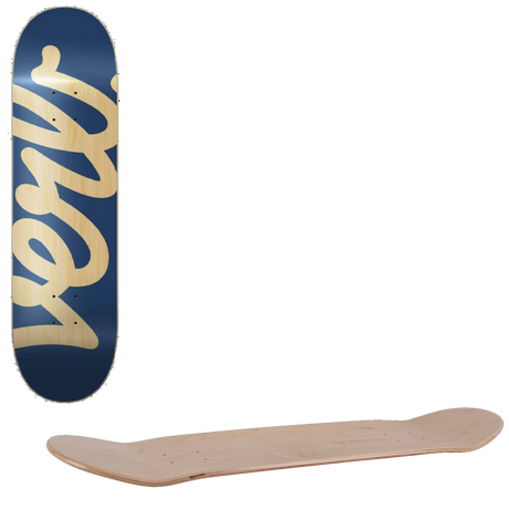 Verb Script Skateboard Deck - Navy 8''