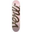 Verb Script Skateboard Deck - Pink 7.75
