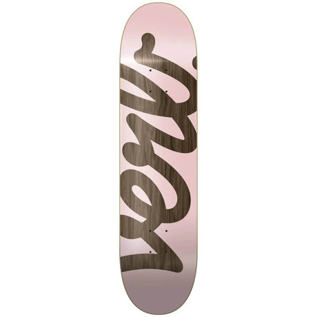 Verb Script Skateboard Deck - Pink 7.75