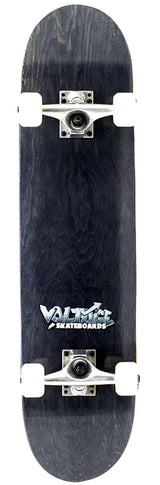Voltage Graffiti Logo Complete Skateboard - Black 7.5"
