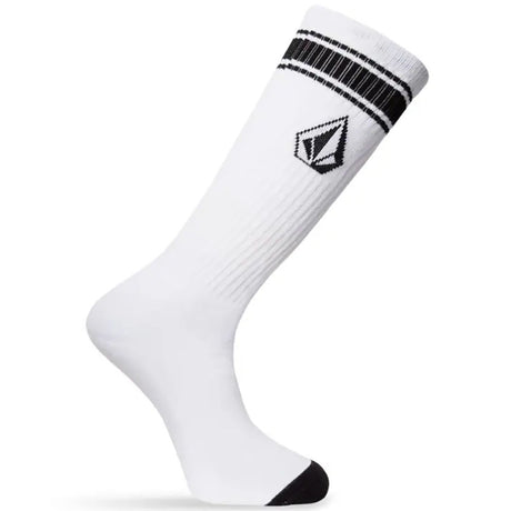 Volcom High Stripe Socks - White