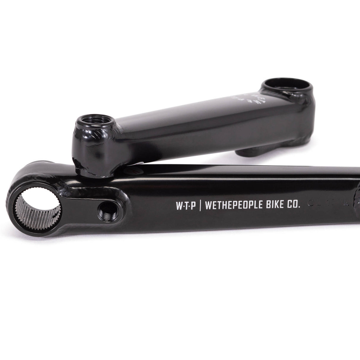 WeThePeople Logic 170mm BMX Cranks - Glossy Black