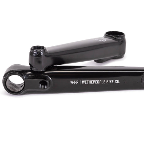 WeThePeople Logic 170mm BMX Cranks - Glossy Black